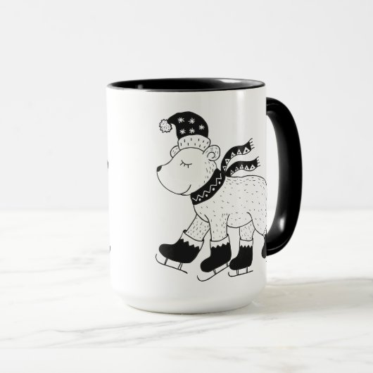 Winter-Polar-Tasse Tasse (VorderseiteRechts)
