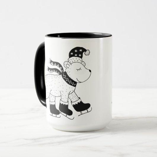 Winter-Polar-Tasse Tasse (Vorderseite Links)