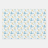 Winter-Polar-Wrapping Paper Set 3 Geschenkpapier Set (Vorderseite 2)
