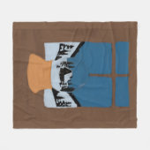 Winter-Polardecke Schneeflocken-Muster Fleecedecke (Vorderseite (Horizontal))