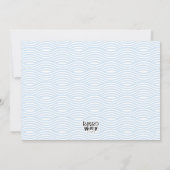 Winter Pool Party Brünett Hair Boy Innenschwimmbad Einladung (Rückseite)