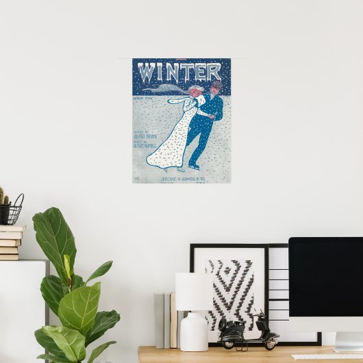 Winter Poster (Heimbüro)