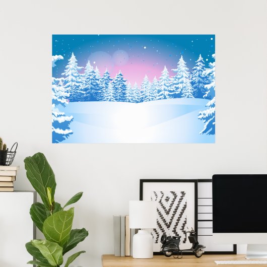 Winter Poster (Heimbüro)