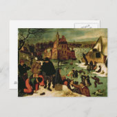 Winter Postkarte (Vorne/Hinten)