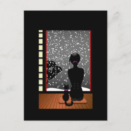 Winter Postkarte
