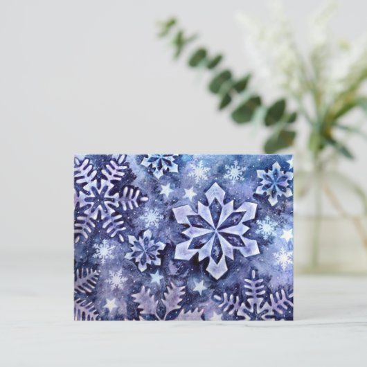 Winter Postkarte (Stehend Vorderseite)