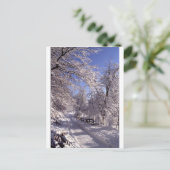 Winter Postkarte (Stehend Vorderseite)