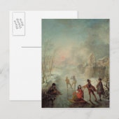 Winter Postkarte (Vorne/Hinten)