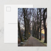 Winter Postkarte (Vorne/Hinten)