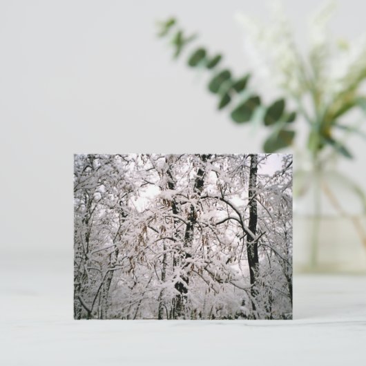 Winter Postkarte (Stehend Vorderseite)