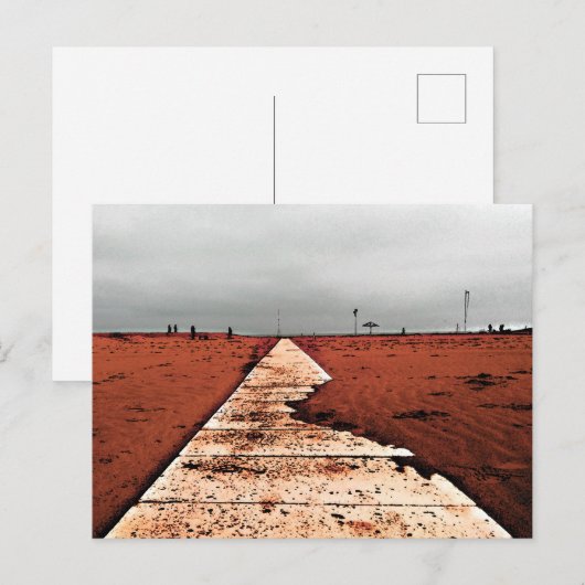 Winter Postkarte (Vorne/Hinten)