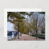 Winter Postkarte (Vorne/Hinten)