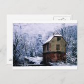 Winter Postkarte (Vorne/Hinten)