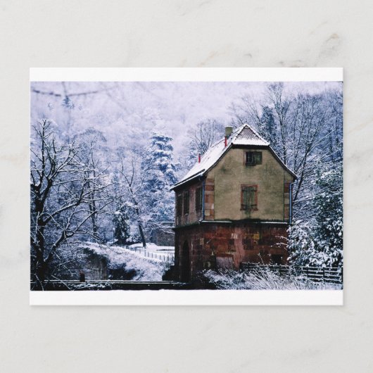 Winter Postkarte (Vorderseite)
