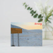 Winter Postkarte (Stehend Vorderseite)