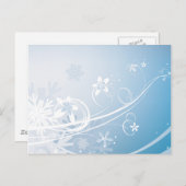 Winter Postkarte (Vorne/Hinten)
