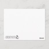 WINTER-POSTKARTE POSTKARTE (Rückseite)