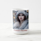 Winter Princess Custom Holiday Kaffeetasse (Mittel)