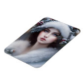 Winter Princess Urlaub Magnet (Linke Seite)