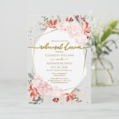 Winter Probe Abendessen Einladung Wasserfarbe (Stehend Vorderseite)