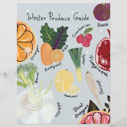 Winter Produce Flyer (Vorderseite)