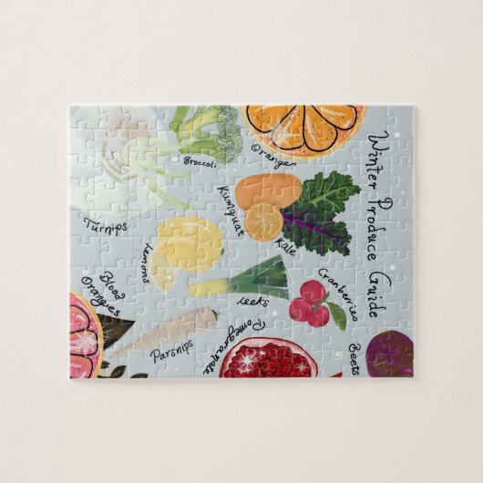 Winter Produce Puzzle (Horizontal)