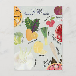 Winter-Produktführer-Postkarte Postkarte