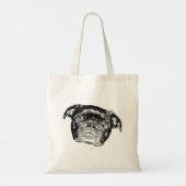 Winter-Pug-Tasche Tragetasche (Rückseite)
