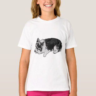 Winter-Punkt ruhig, Corgi T-Shirt