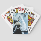 Winter Queen White Dragon Fantasy Spielkarten (Rückseite)