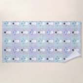 Winter Quilt Beach Handtuch (Vorderseite)