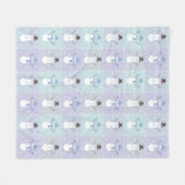 Winter Quilt Fleece Blanket (Vorderseite (Horizontal))