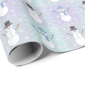 Winter-Quilt-Geschenkpapier Geschenkpapier (Rolleneckpunkt)