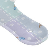 Winter Quilt Glass Cutting Board Schneidebrett (Ecke)