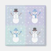 Winter Quilt Magnet (Vorne)