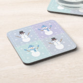 Winter Quilt Square Untersetzer (Linke Seite)