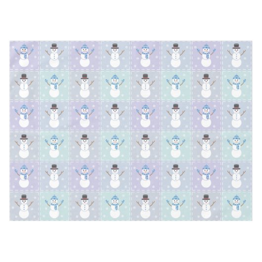 Winter Quilt Tablecloth Tischdecke (Vorderseite (Horizontal))