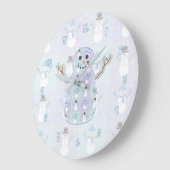 Winter Quilt Uhr (Winkel)