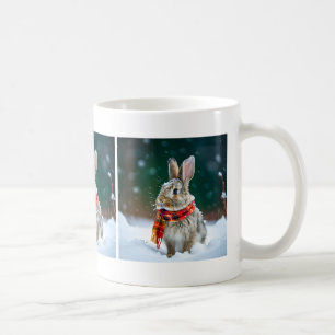 Winter-Rabbit-Tasse Kaffeetasse