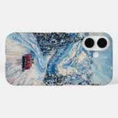 Winter Racer Case-Mate iPhone Hülle (Rückseite (Horizontal))