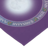 Winter-Rad des Jahr-Altar-Stoffes Mittelgroßer Tischläufer (Ecke)