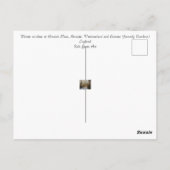 Winter Rainbow Arnside Moss Postkarte (Rückseite)