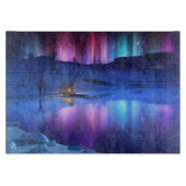 Winter Rainbow Cutting Board Schneidebrett (Vorderseite)