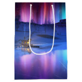 Winter Rainbow-Geschenktasche Mittlere Geschenktüte (Rückseite)