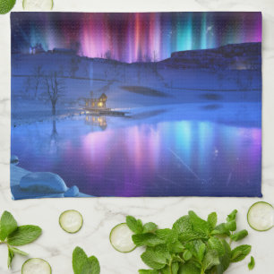 Winter Rainbow Handtuch