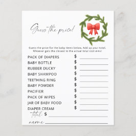 Winter Raten Sie das Preisspiel