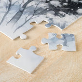 Winter-Rätsel Schwarzbär Puzzle (Seite)