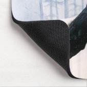 Winter Raven Forest Mousepad (Ecke)