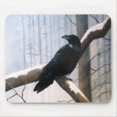Winter Raven Forest Mousepad (Vorne)