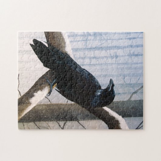 Winter Raven Forest Puzzle (Horizontal)